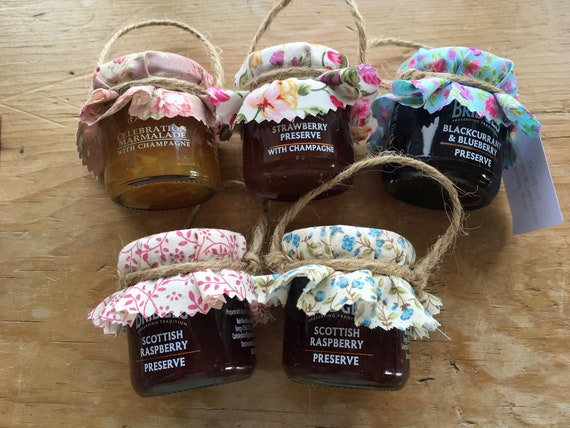 Country Barn Wedding Favours Jams Honey Marmalade And Curd Etsy