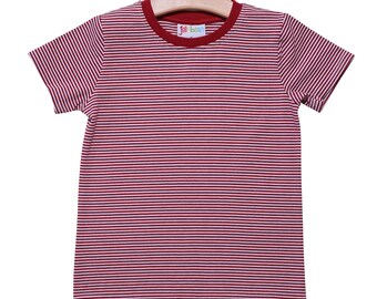 Graham Shirt- Crimson Stripe