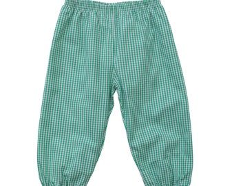 Bloomer Pants- Kelly Green Gingham