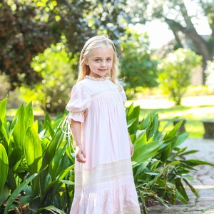 Light Pink/Ecru Heirloom Dress