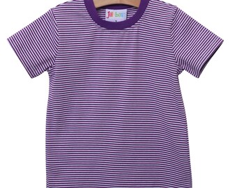 Graham Shirt- Purple Stripe