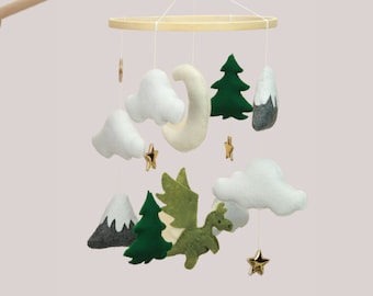 Felt Dragon Mobile Pattern: Storybook Forest Plush (PDF Pattern)