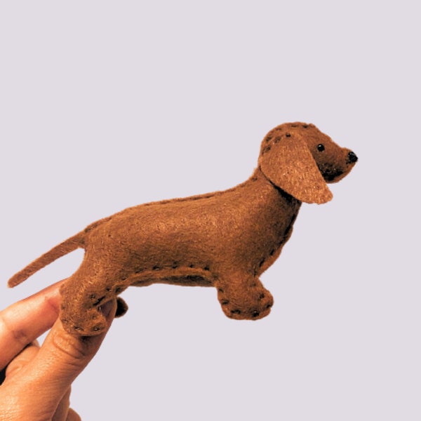 Weiner Dog Pattern | Dachshund | Puppies | Beagle | Shepherd Dog | Felt Pattern DIY EASY | PNG