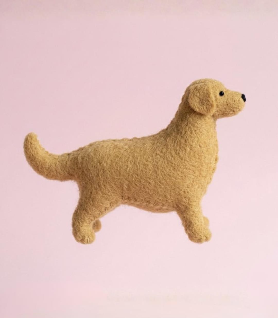 ゴールデンレトリバーのフェルトパターン：犬のオーナメント、ベビー