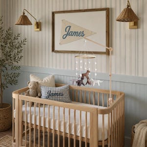 Puppy Baby Mobile: Dog Baby Mobile Nursery Decor - Gender Neutral Bild 2
