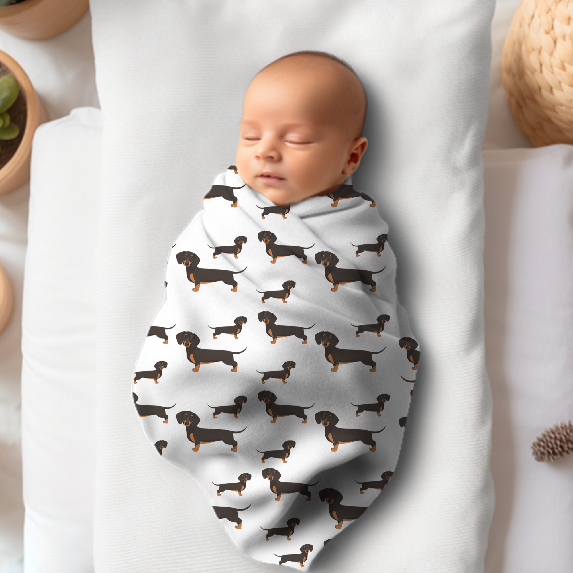 Dachshund Baby Swaddle Blanket Baby Gift Dog Nursery Puppy Nursery Dachshund Mom Dog Mom Baby Blanket Baby Throw Etsy Canada