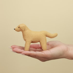 Patrón de fieltro para cachorros: Labrador, Beagle, Doodle (Patrón en PDF)