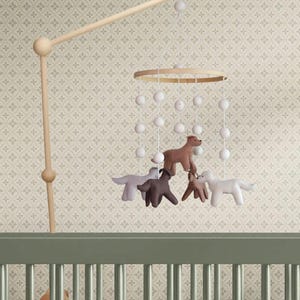 Puppy Baby Mobile: Dog Baby Mobile Nursery Decor - Gender Neutral Bild 8