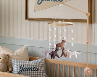 Puppy Baby Mobile: Dog Baby Mobile Nursery Decor - Gender Neutral