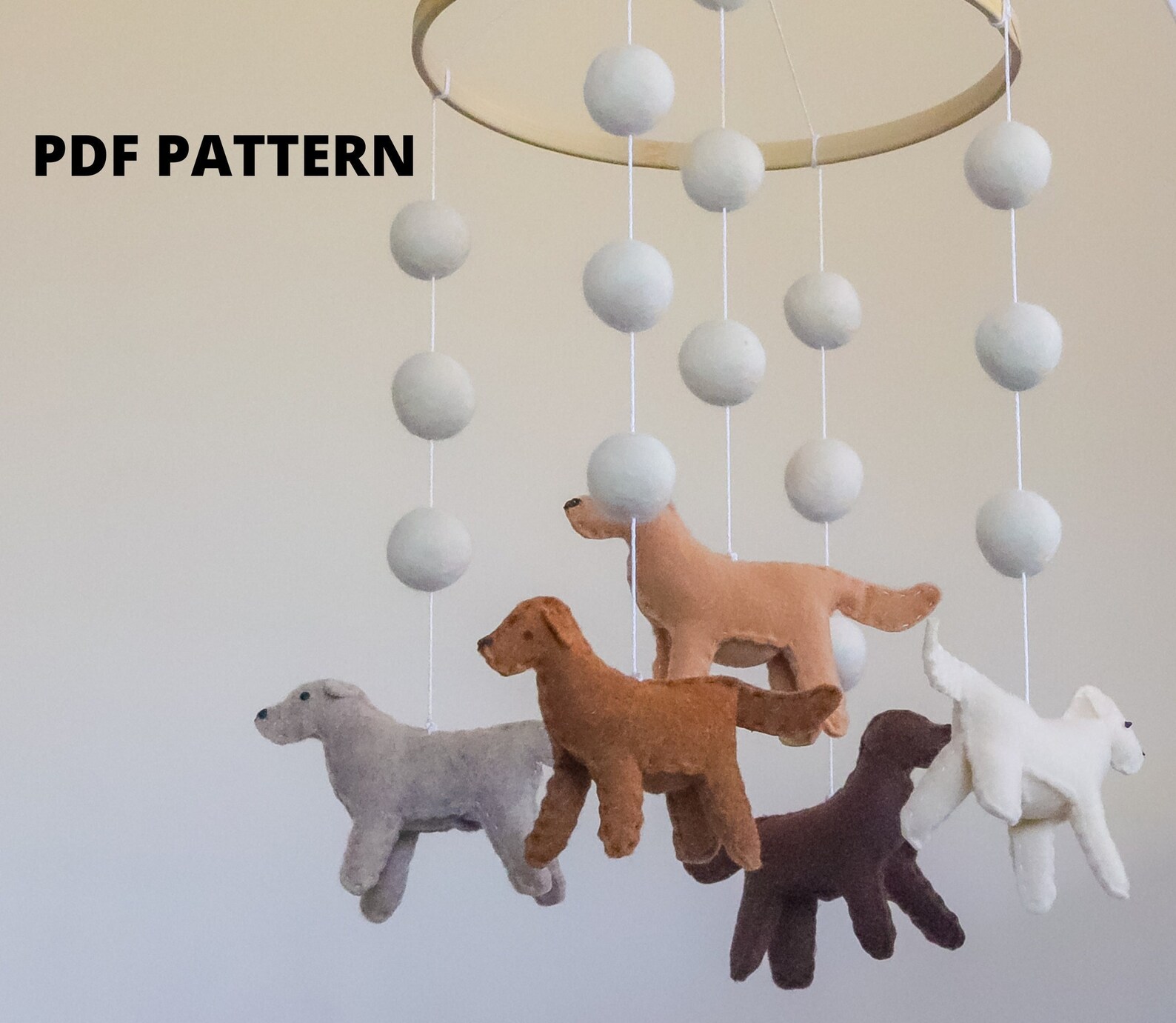 Pattern Puppy Dog Pattern Stuffed Animal Retriever Labrador - Etsy