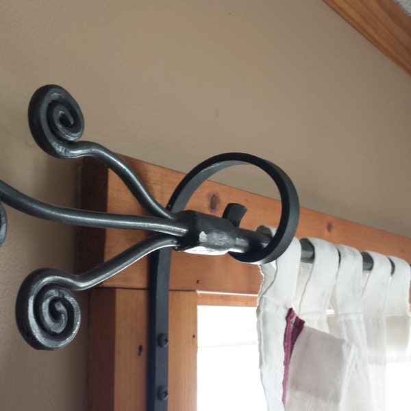 Iron Curtain Rod Etsy