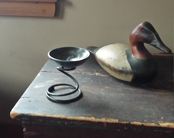 Hammered Iron bowl,6th anniversary,gift, hand forged, vessel,gift for her,gift for him