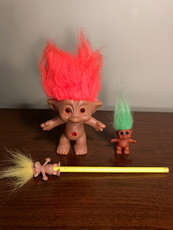 pencil troll dolls