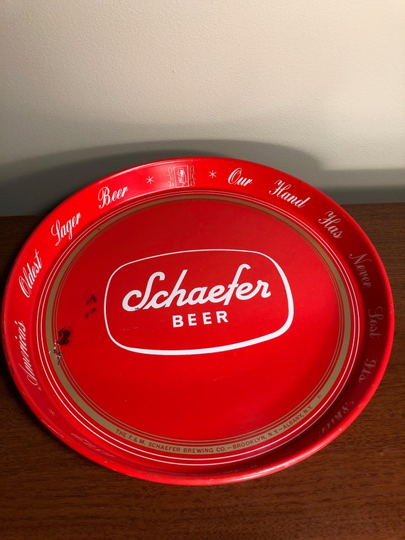 Schaefer Beer tray by Canco. | Etsy