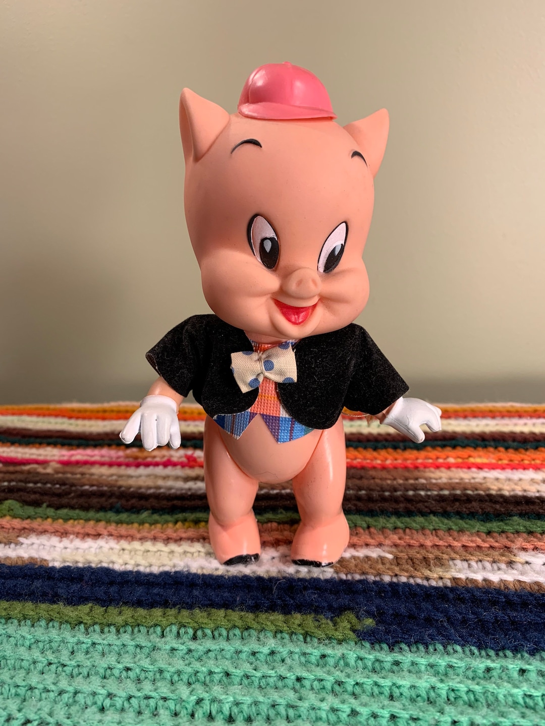 ポーキーピッグ ワーナーブラザーズ DAKIN Porky pig doll by Dakin for Warner bros - Etsy 日本
