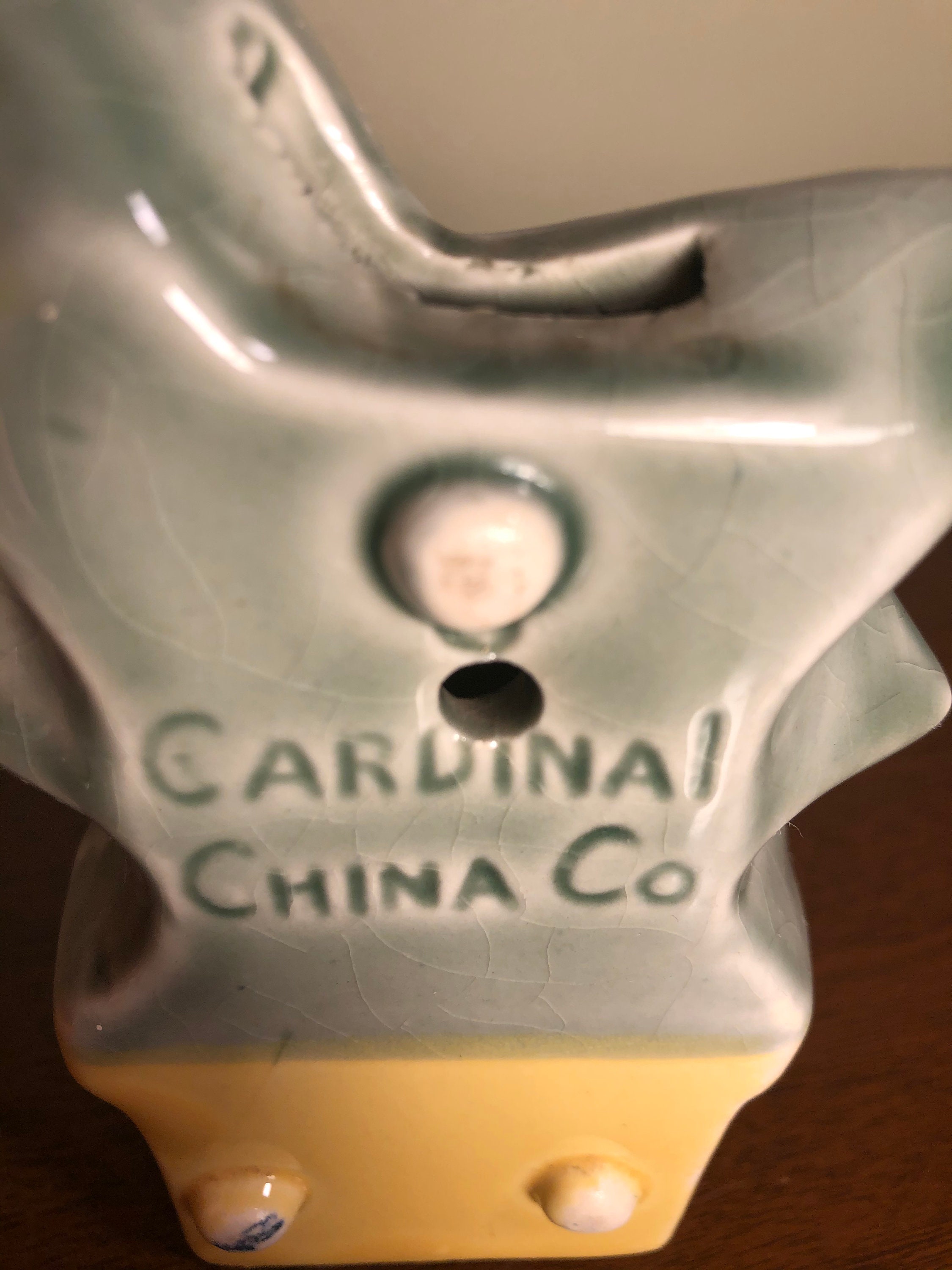 Vintage ceramic measuring spoon holder with spoons Cardinal Etsy