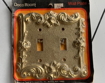 Deco Room wall plate Hollywood regency style light switch cover