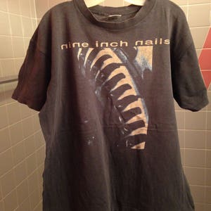 Rare Nine Inch Nails Now I'm Nothing 1991 Tour T-shirt - Etsy ...