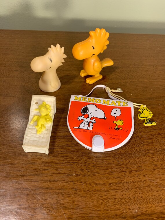 Lot of 4 Snoopy and Woodstock Toys Good to Fair Depending on - Etsy