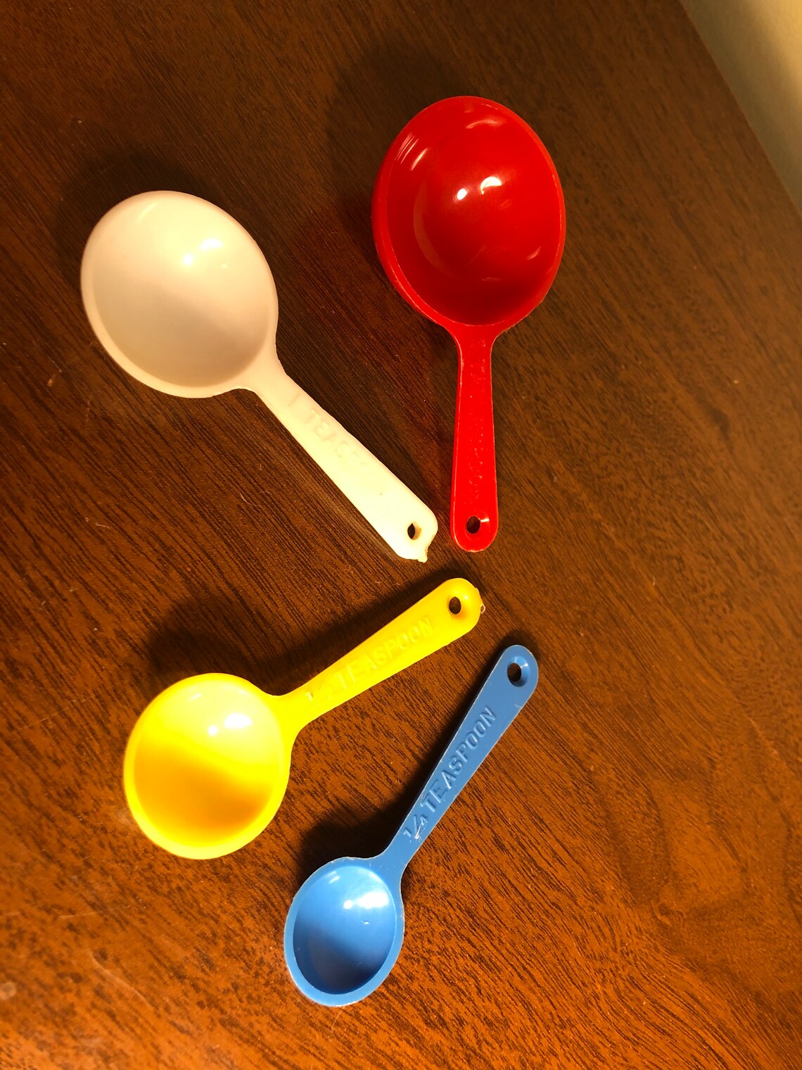 Vintage Ceramic Measuring Spoon Holder With Spoons Cardinal Etsy