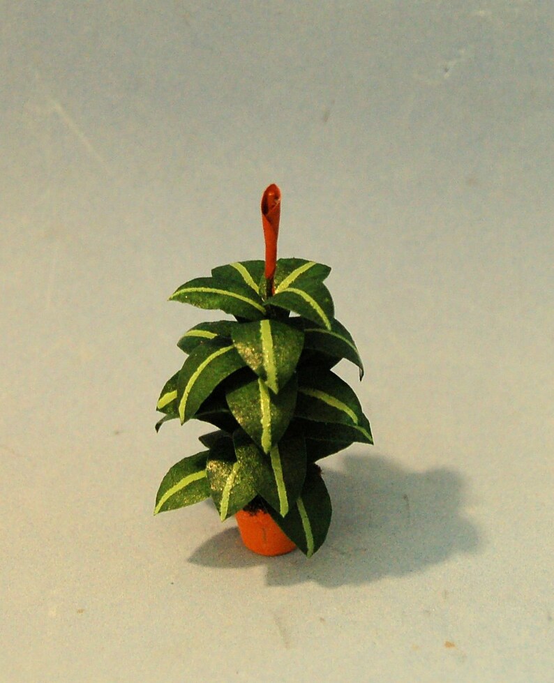 1/2 inch scale miniatureRubber Plant Etsy