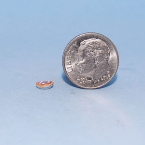 1:48 scale * 1/4 inch scale dollhouse miniature-Chocolate Silk Pie