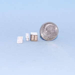 1:144 scale * 1/144th inch scale dollhouse miniature-Modern Bathroom