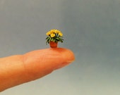 1/4 inch scale miniature-Pansy