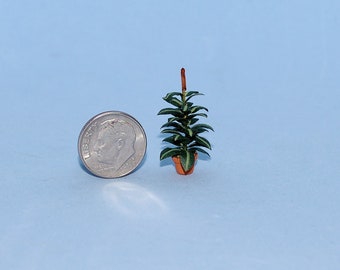 1:48 scale * 1/4 inch scale dollhouse miniature-Rubber Plant