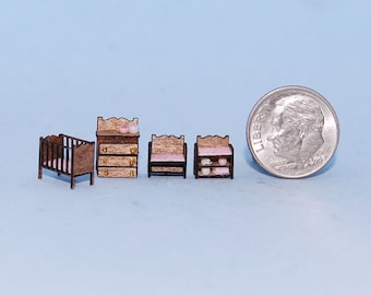 1:144 scale * 1/144th inch scale dollhouse miniature-Nursery