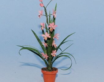 1:12 scale * 1 inch scale miniature-Cymbidium Orchid