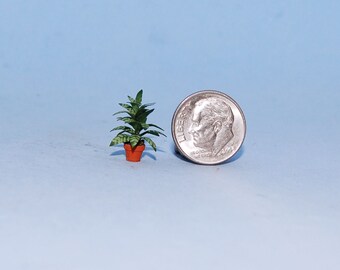1:48 scale * 1/4 inch scale dollhouse miniature-Aglaonema Plant