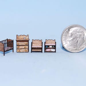 1:144 scale * 1/144th inch scale dollhouse miniature-Nursery