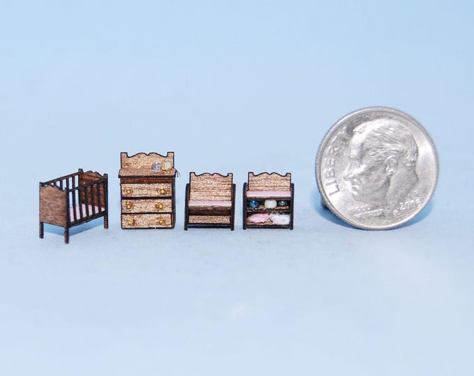 1:144 Scale * 1/144th Inch Scale Dollhouse Miniature-nursery - Etsy
