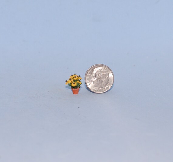 1:48 Scale 1/4 Inch Scale Dollhouse Miniature-black Eyed - Etsy