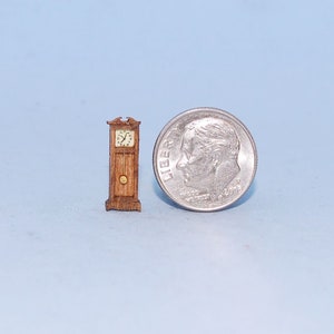 1:144 scale * 1/144th inch scale dollhouse miniature-Federal Grandfather Clock