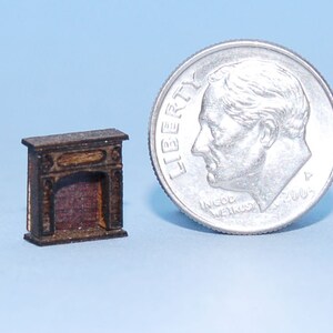 1:144 scale 1/144th inch scale miniature-Gothic Fireplace image 1