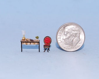 1:144 Scale 1/144th Inch Scale Dollhouse Miniature-octagonal Table and ...