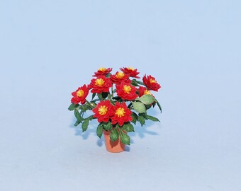 1:24 scale * 1/2 inch scale dollhouse miniature-Dahlia