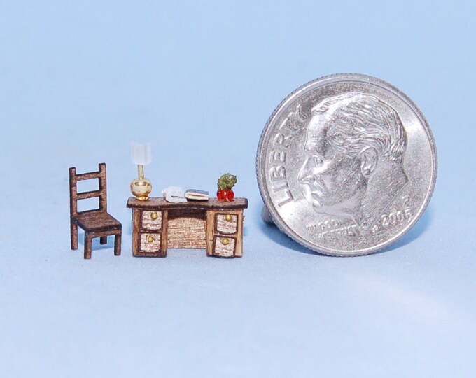 1:144 Scale 1/144th Inch Scale Dollhouse Miniature-desk and - Etsy