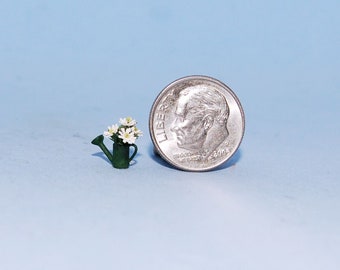 1:48 scale * 1/4 inch scale dollhouse miniature-Daisies in a pitcher