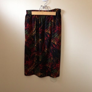 Vintage Animal Print Skirt