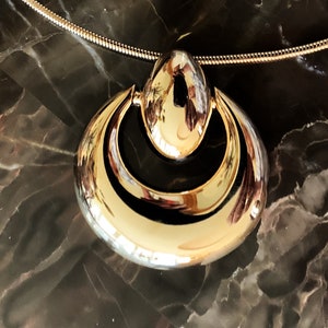 REDUZIERT! Park Lane Jewelry Gold Halskette Anhänger nie getragen nur gelagert!  Super Glanz!  True Vintage mit Kette #96