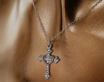 Cross Necklace | Silver