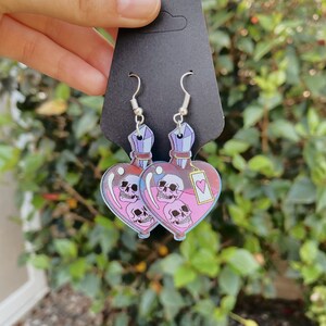 Skull Halloween Earrings
