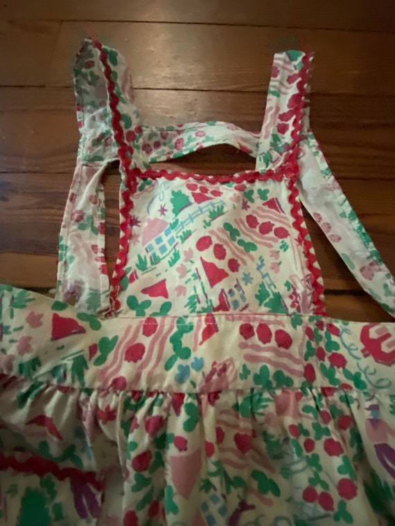 1940’s Girls handmade Apron  Adorable! - image 3