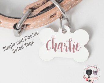 custom dog tags etsy