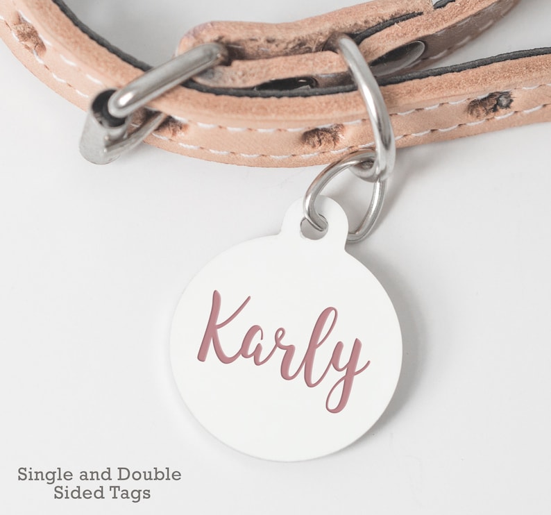 Custom Pet Id Tag | Dog Tag for Dog | Custom Pet Id | Personalized Pet Tag | Simple Pet Tag | Dog tag for pets | Double Sided Dog Tag 