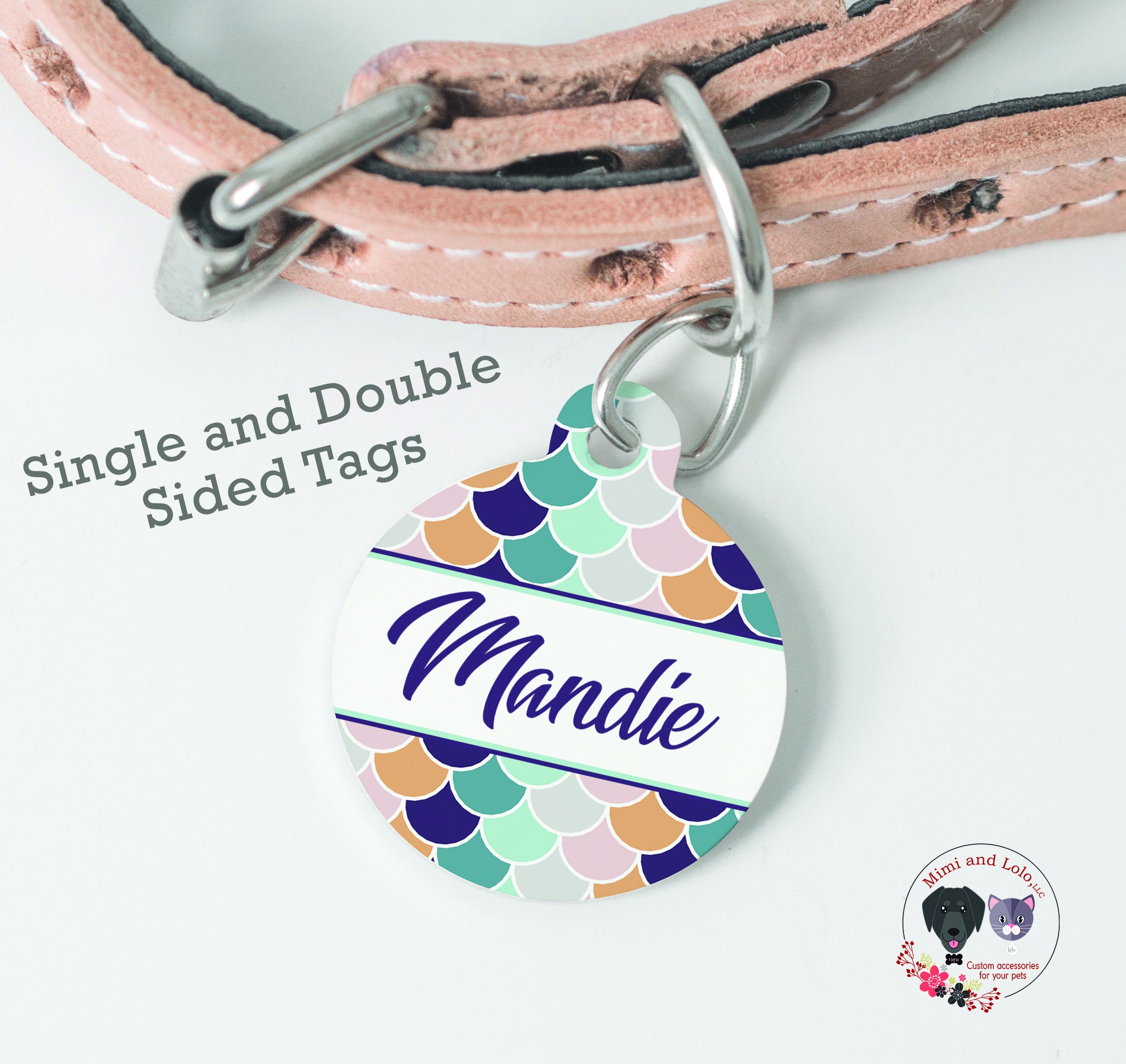 Cute Pet Tag for Dog Tag Pet ID Tag Dog Pet Tag Double Etsy