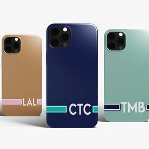 Aangepaste telefoonhoesje, iPhonegeval gepersonaliseerd monogram, naam telefoonhoesje, initiaal met monogram, iPhone 16 15 14 13 Pro Samsung Galaxy S25 S24